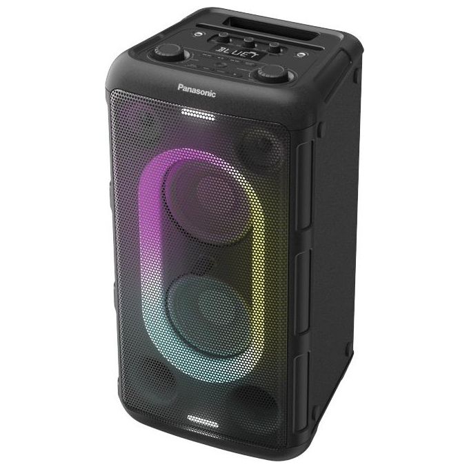 Panasonic SC-BMAX10E-K Altoparlante Portatile Bluetooth 150W 4 Altoparlanti Batteria 15h Radio FM Display LCD Luci LED colore Nero