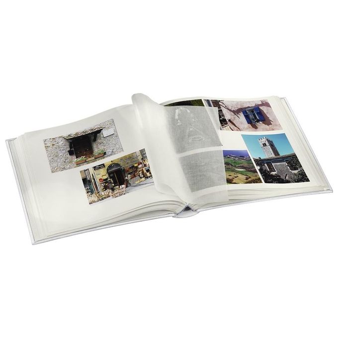 Hama Album Fotografico La Fleur Jumbo Nero 30x30cm 100 Pagine Bianche