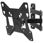 One For All WM2251 Supporto da Parete per Tv Montaggio a Muro Girevole 180° e Inclinabile 15° Dimensioni Schermo 13''-40'' Massimo Peso 30Kg Nero