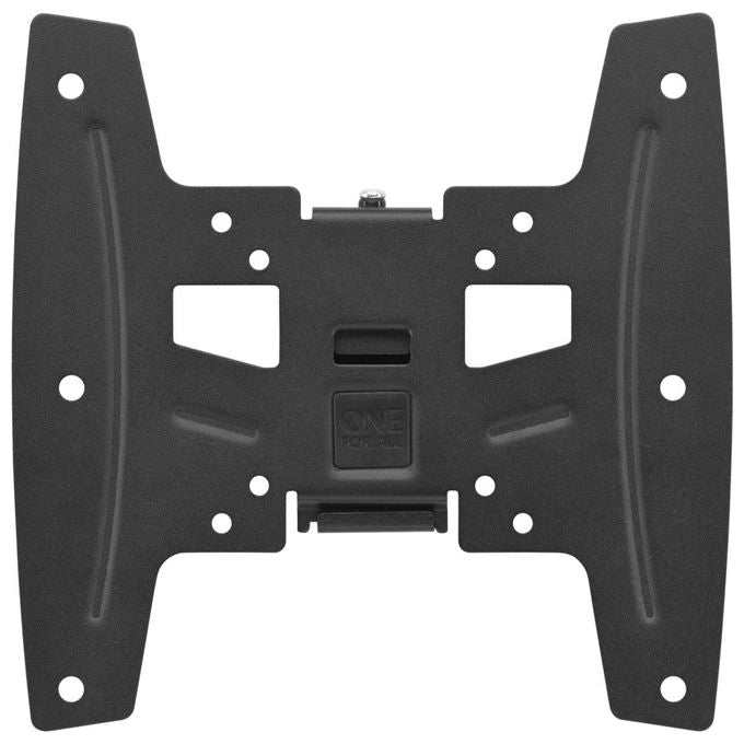 One For All WM4211 Supporto da Parete per Tv Montaggio a Muro Fisso Dimensioni Schermo 19-42'' Massimo Peso 50kg Nero