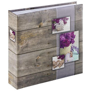 Hama Memo Rustico Album Fotografico 22,5x22,5cm 200 Foto 10x15cm Violetto