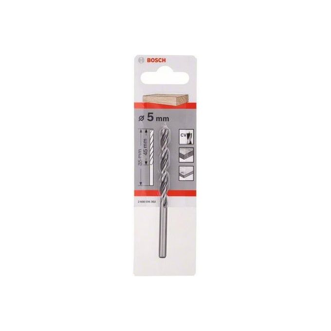 Bosch 2 608 596 302 1 Punta a Spirale per Legno 5x52x86mm