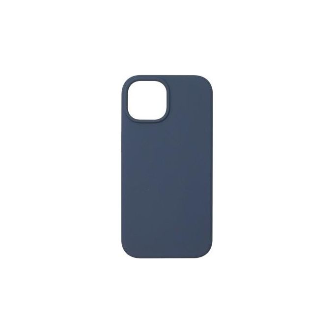 Tunit Cover in Silicone Protective MagSafe Compatible con iPhone 15 Storm Blue