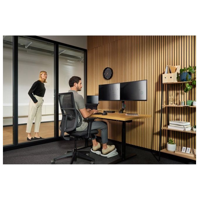 Kensington K72482WW Pro Fit Ergo MY630 EQ Mouse Ricaricabile Wireless con Bluetooth e Ricevitore USB-A 55% Materiale Riciclato Batteria Fino a 4 Mesi colore Nero