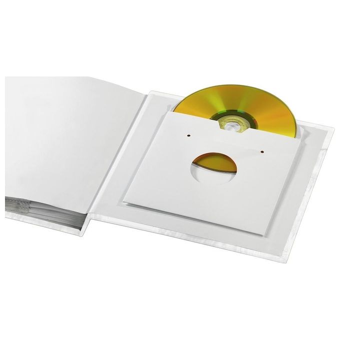 Hama Memo Rustico Album Fotografico 22,5x22,5cm 200 Foto 10x15cm Bianco-Blu