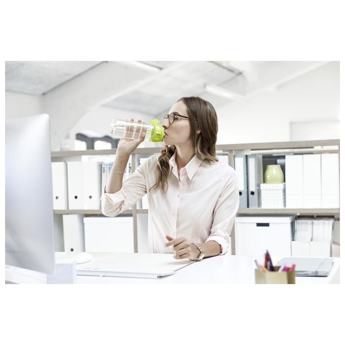 Brita Fill and Go Vital Brita Fill and Go Vital Pink Bottiglia con Filtro Lime-Trasparente