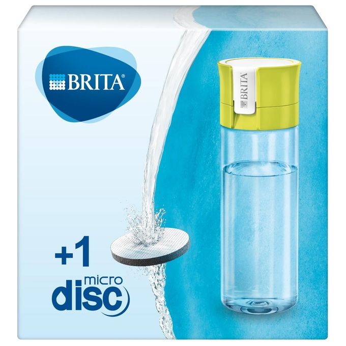 Brita Fill and Go Vital Brita Fill and Go Vital Pink Bottiglia con Filtro Lime-Trasparente
