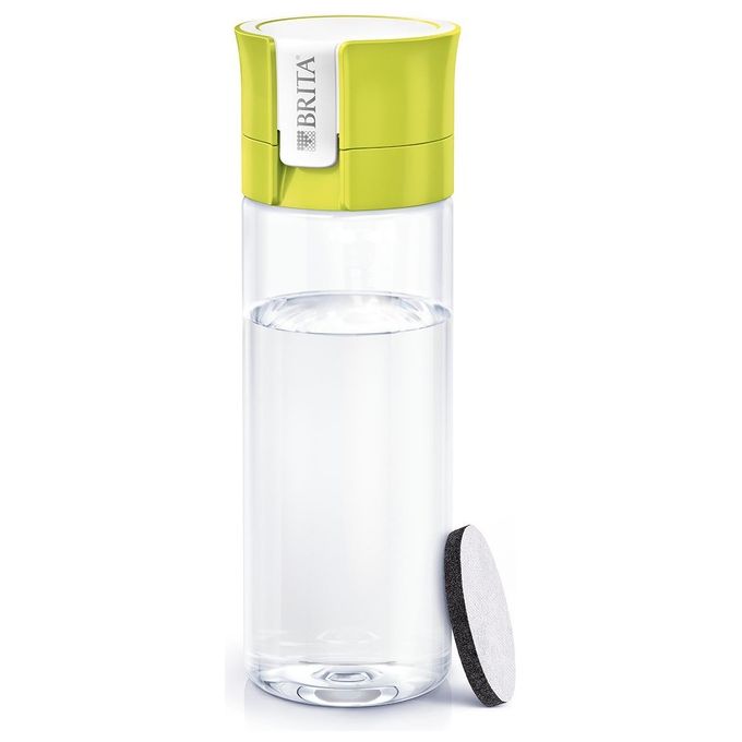 Brita Fill and Go Vital Brita Fill and Go Vital Pink Bottiglia con Filtro Lime-Trasparente
