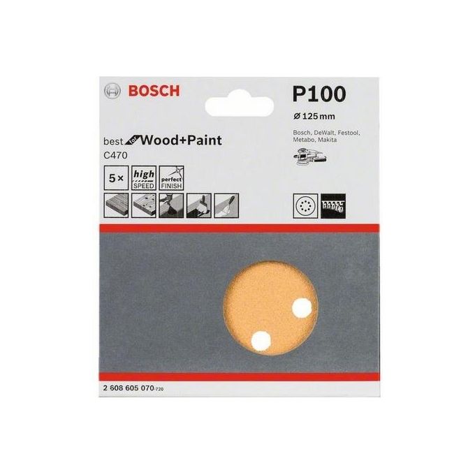 Bosch Disco Per Levigatrice Mm 125