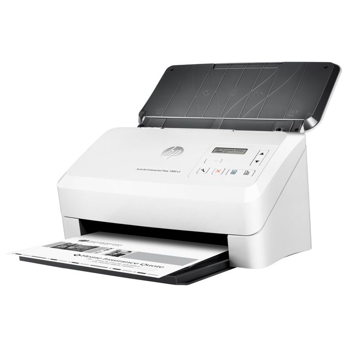 HP L2757A#B19 Scanjet Enterprise Flow 7000 S3 Scanner a foglio 600x600 DPI 75 ppm ADF 80 fogli colore Bianco