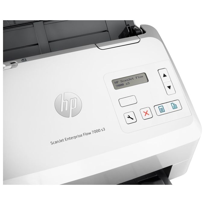 HP L2757A#B19 Scanjet Enterprise Flow 7000 S3 Scanner a foglio 600x600 DPI 75 ppm ADF 80 fogli colore Bianco