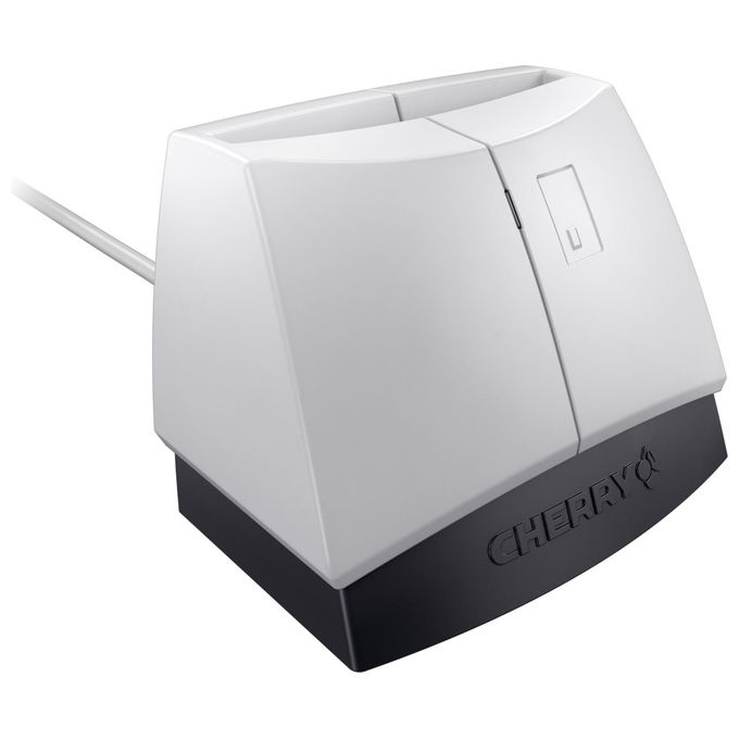 Cherry ST-1144UB SmartTerminal Lettore di Smart Card USB 2.0 ISO 7816 FIPS 201 colore Nero Grigio