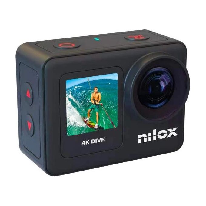 Nilox NXAC4KDIVE001 4K DIVE Action Cam 4K Ultra HD 4 MP Waterproof 10 m Touch Screen Telecomando colore Nero