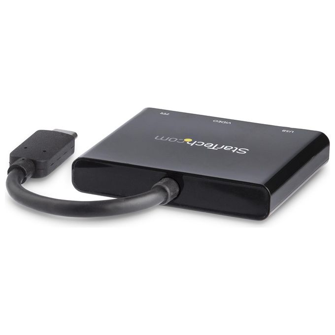 Adattatore multifunzione USB-C a HDMI 4K con fornitura di alimentazione e porta USB-A
