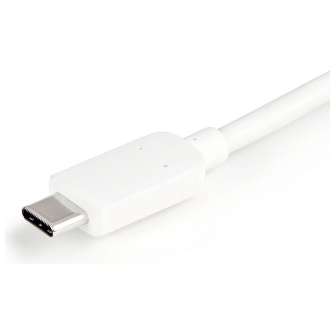 Startech Adattatore Multifunzione USB-C a HDMI 4k con Power Delivery e porta USB-A - Bianco