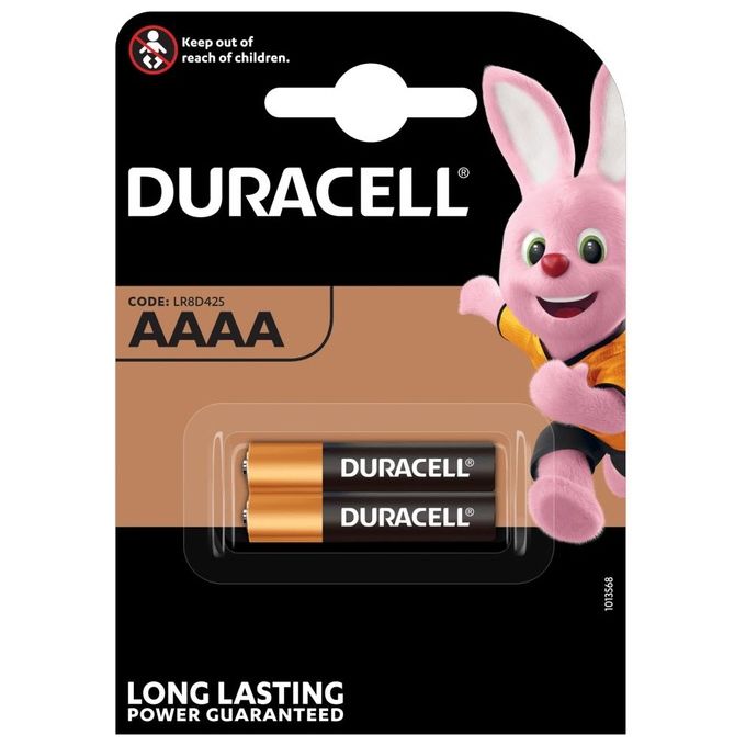 Duracell MX2500 Batterie AAAA Alcaline 2 pezzi per Dispositivi Elettronici