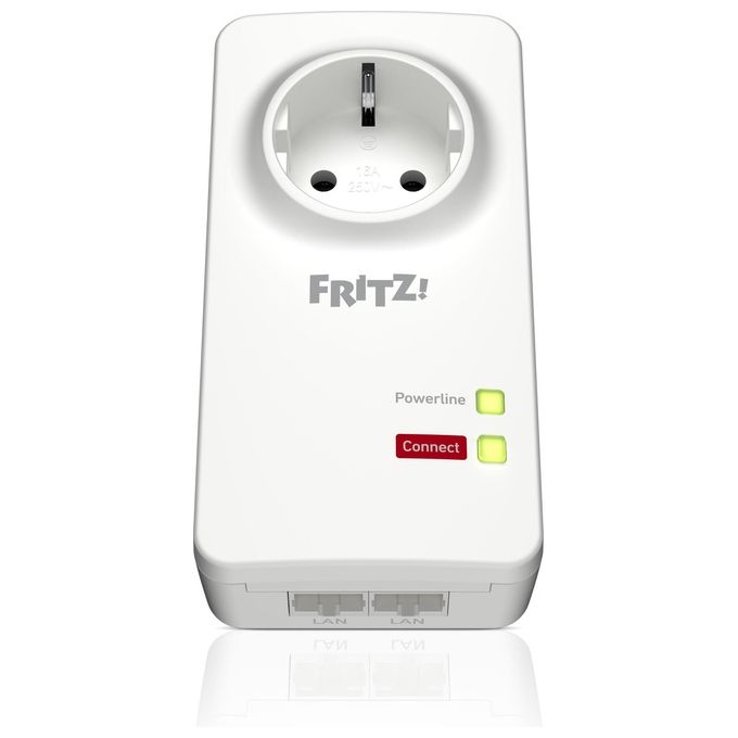 Fritz! Powerline 1220e 1200Mbit-s Collegamento Ethernet Lan Bianco 1 Pezzo