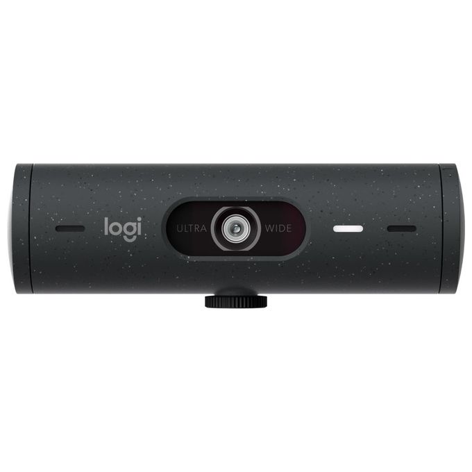 Logitech 960-001422 Brio 500 Webcam Full HD 1080p 60fps USB-C Doppio Microfono 90° colore Grafite