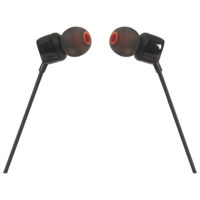 JBL T110 Auricolare con Microfono Nero