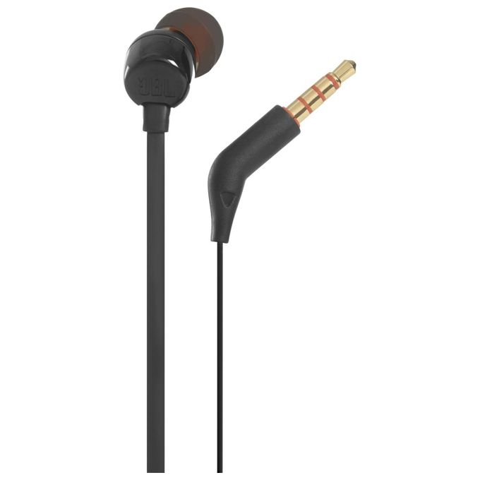 JBL T110 Auricolare con Microfono Nero