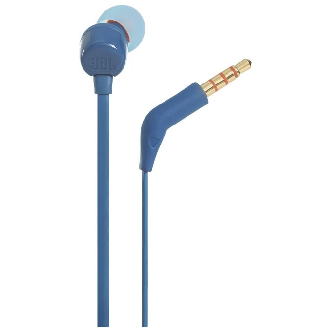 JBL T110 Intra-Auricolari con Comando e Microfono Universale, Bianco