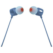 JBL T110 Intra-Auricolari con Comando e Microfono Universale, Bianco