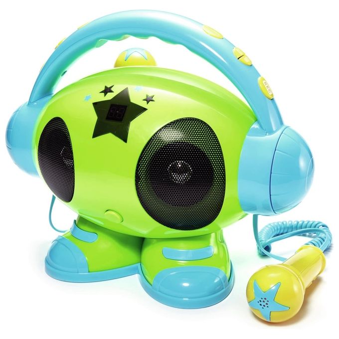 Big Ben Karaoke Robot Verde Azzurro