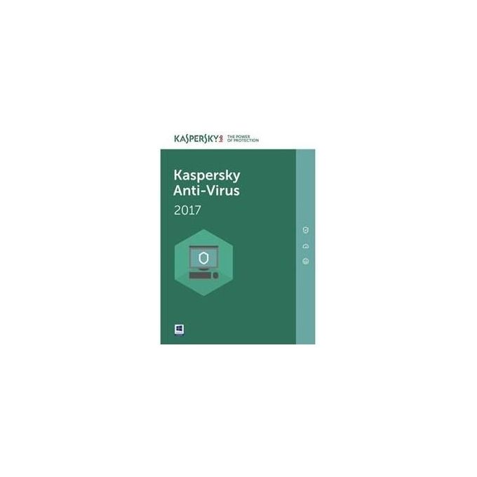Kaspersky antivurus 2017 full box 1 user 1 anno