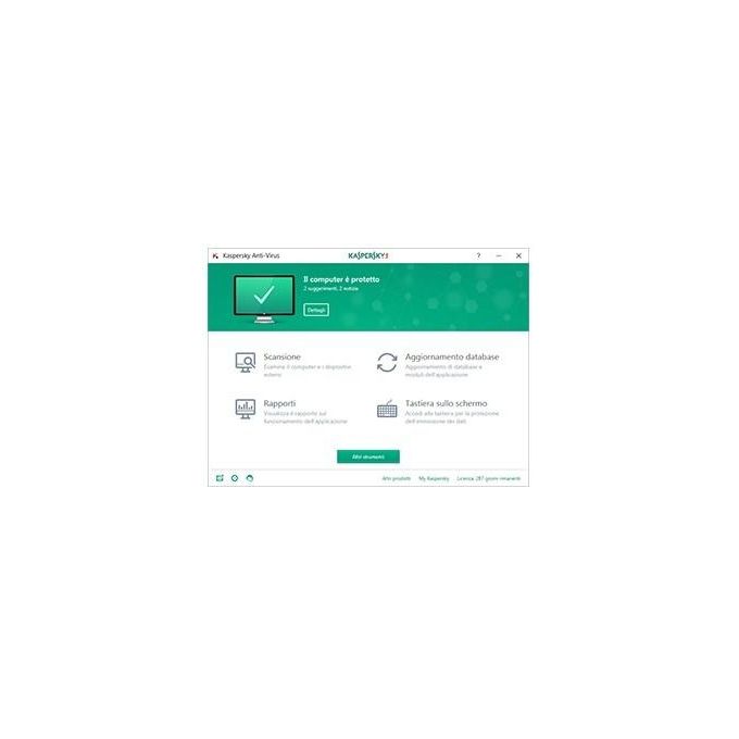 Kaspersky antivurus 2017 full box 1 user 1 anno