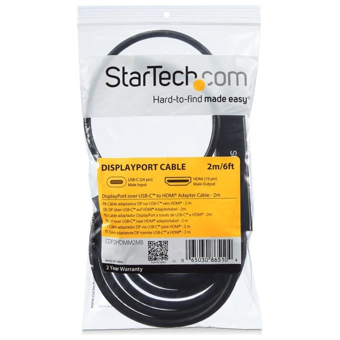 Startech Cavo Convertitore Adattatore USB-C a HDMI da 2m