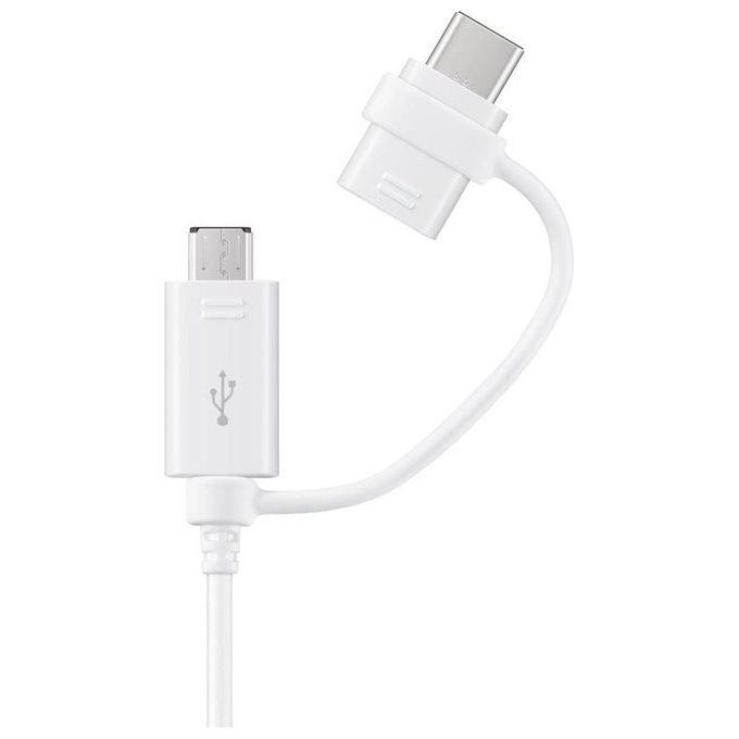 Samsung EP-DG930 Cavo da Usb a Usb C-Micro Usb 1,5mt Bianco