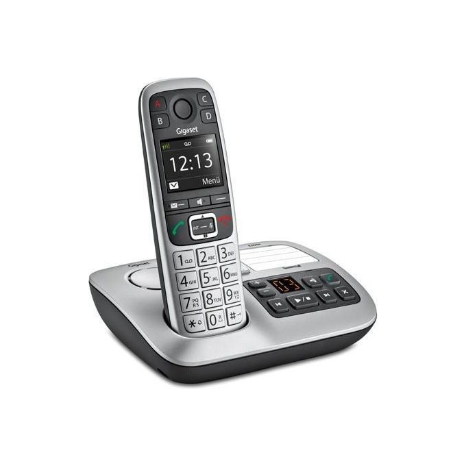 Gigaset Telefono Cordless E560A 150 Memo con Segreteria 25min
