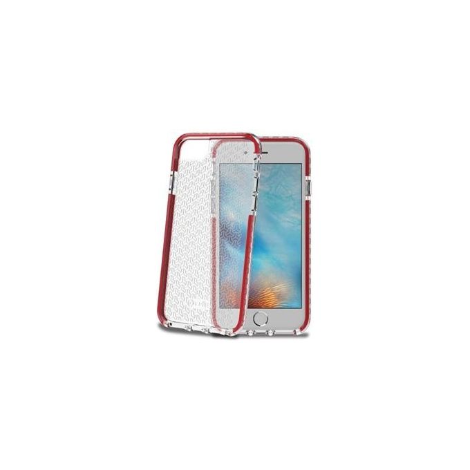 Celly HEXAGON800RD Hexagon Cover per iPhone 7 Rosso
