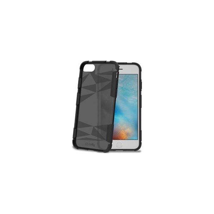 Celly Custodia per Iphone 7, 4,7, in Policarbonato, nero