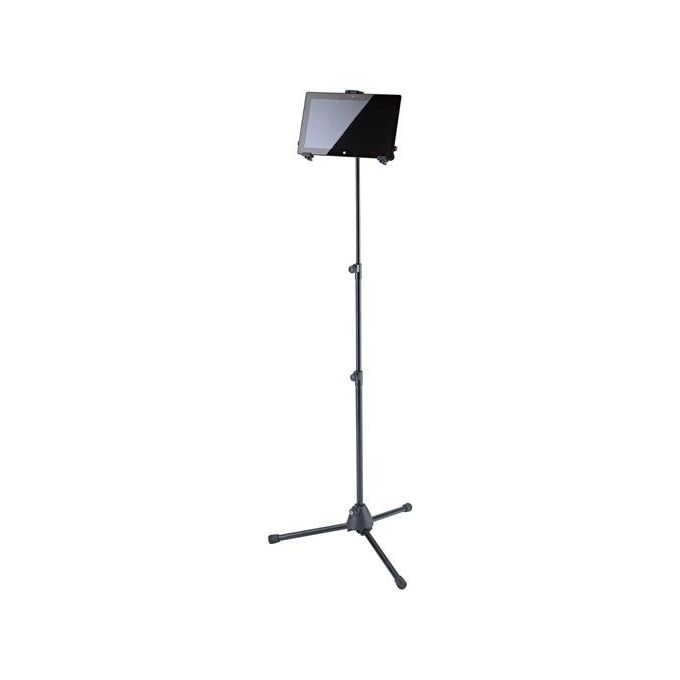 König and Meyer 19793 Supporto per Tablet Regolabile in Altezza e Angolo con Blocco a Scatto colore Nero