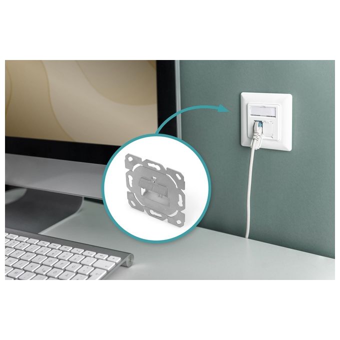 Assmann - Network Digitus Professional face Plate for Keystone Modules in