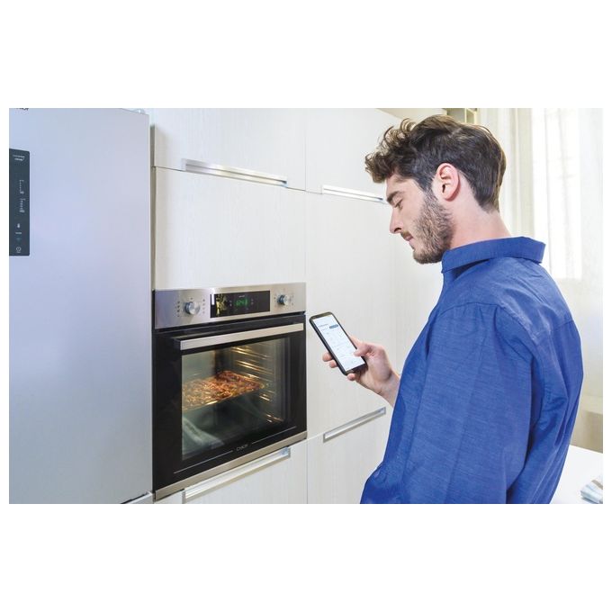 Candy FCT686X WIFI New Timeless Forno da incasso Elettrico Ventilato 70 L Classe A Pirolitico Aquactiva Wi-Fi 9 funzioni (60x60x60 cm) colore Inox