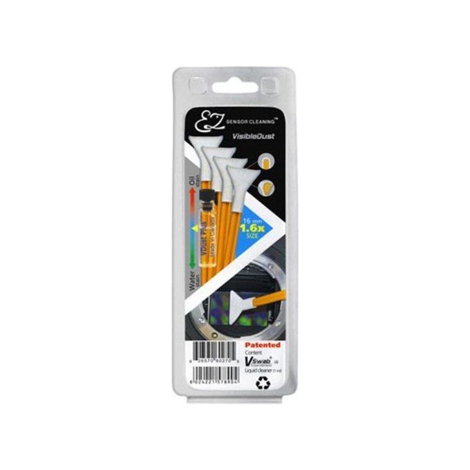 VisibleDust 5695323 EZ Sensor Kit Kit di pulizia dell'apparecchiatura Fotocamera 1,15 ml 5 pezzi colore Arancione