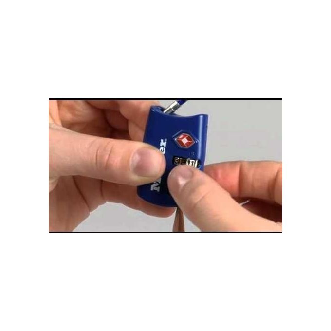 Master Lock 4688EURD Lucchetto per Bagagli in Alluminio Approvato dalla TSA 8.2x3x1.4cm
