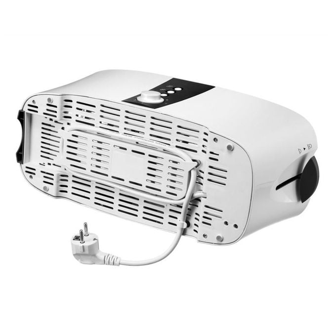 Unold 38020 Design Dual Tostapane a fessura lunga 4 fette 1350 W scongelamento riscaldamento colore Nero Bianco