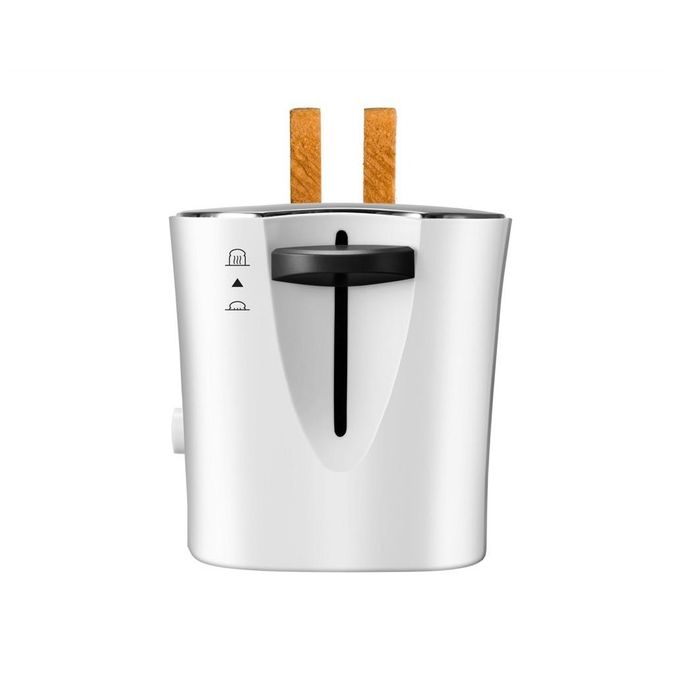 Unold 38020 Design Dual Tostapane a fessura lunga 4 fette 1350 W scongelamento riscaldamento colore Nero Bianco