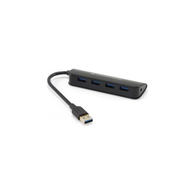 Conceptronic C4PUSB3 Hub USB 4 Porte USB 3.0 5 Gbps Plug and Play Bus-powered colore Nero