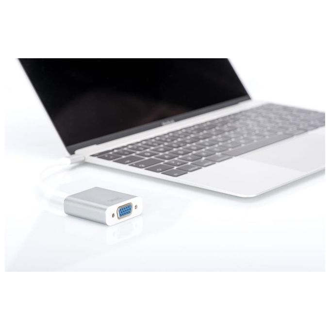 Digitus adattatore video vga - usb 3.0 tipo c 1080p