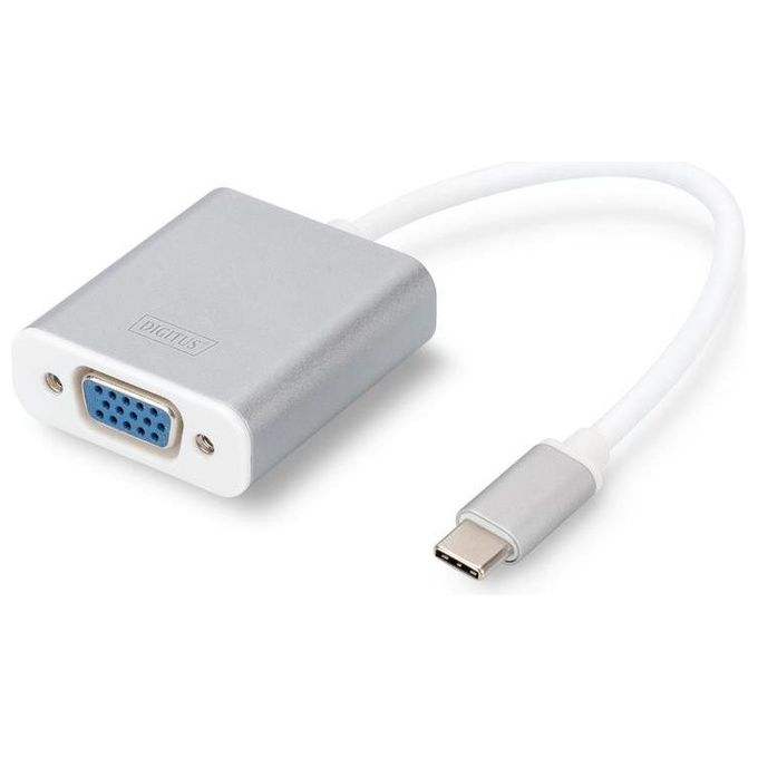 Digitus adattatore video vga - usb 3.0 tipo c 1080p