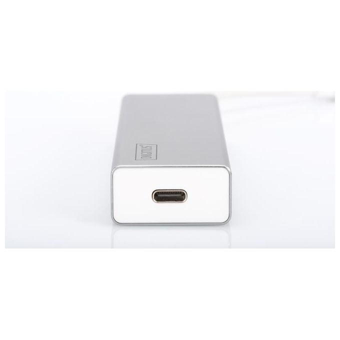 Digitus hub usb 3.0 con 3 porte usb 3.0 tipo a e 1 porta tipo c, connettore maschio tipo c