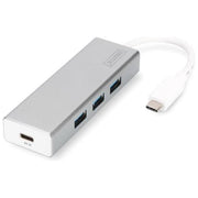 Digitus hub usb 3.0 con 3 porte usb 3.0 tipo a e 1 porta tipo c, connettore maschio tipo c