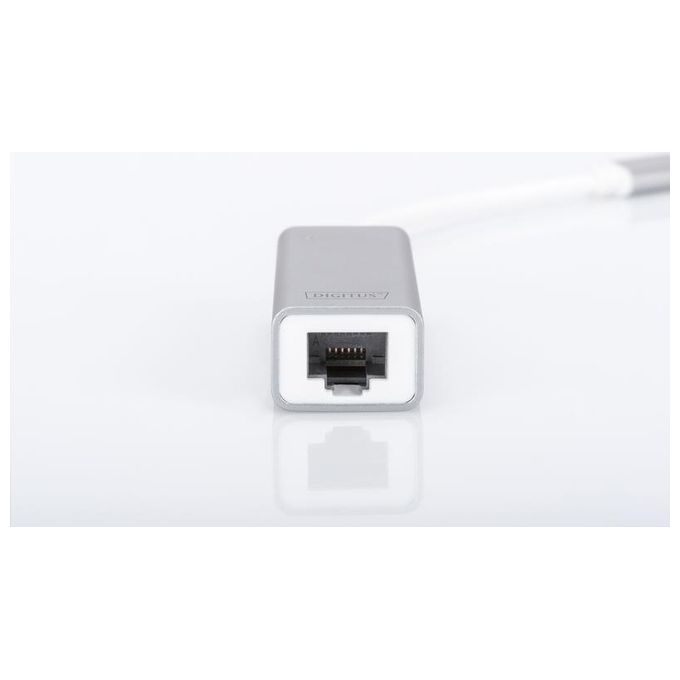 Digitus adattatore rete usb 3.0 tipo c - rj45 8 poli
