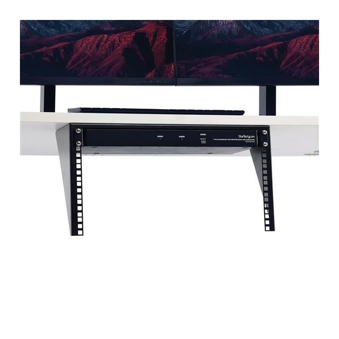 StarTech.com RK619WALLV Armadio per Server Rack Aperto 6U 19'' 90,7 Kg a Parete colore Nero