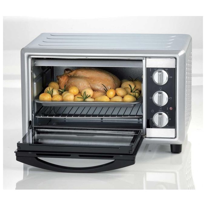 Ariete 981 Bon Cuisine 200 - Fornetto Elettrico 20 Lt completo di griglia leccarda e maniglia per estrazione accessori. Timer 60 min. Temp max 230°