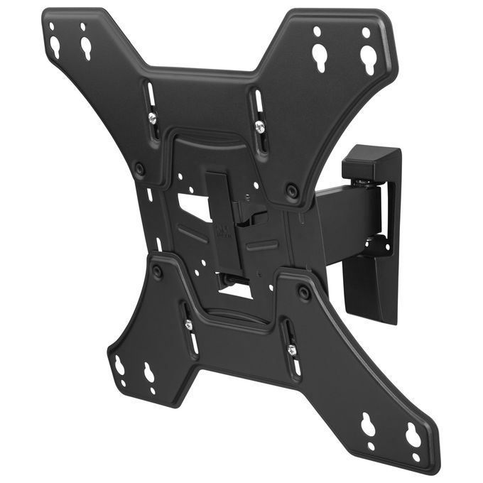One For All WM4441 SOLID Supporto da Parete per TV e Monitor 13-65'' Inclinabile e Girevole fino a 50 Kg Compatibilita' VESA 75x75-400x400 mm colore Nero